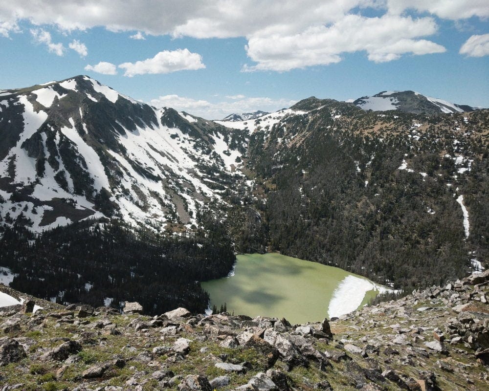 Hike to High Mountain Lakes in Central Montana - Bell Lake, MT USA