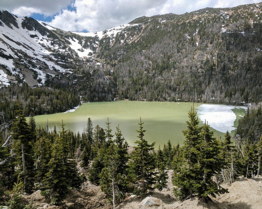 Hike to High Mountain Lakes in Central Montana - Bell Lake, MT USA