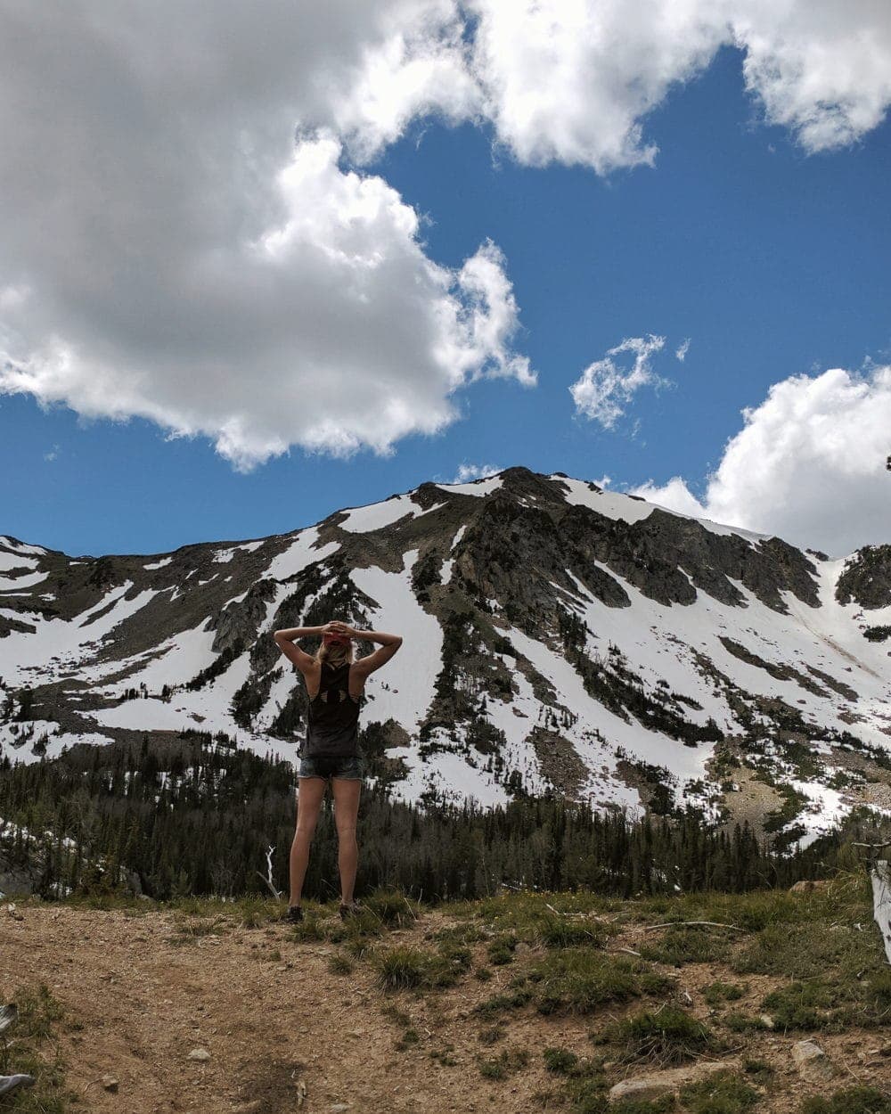 Hike to High Mountain Lakes in Central Montana - Bell Lake, MT USA