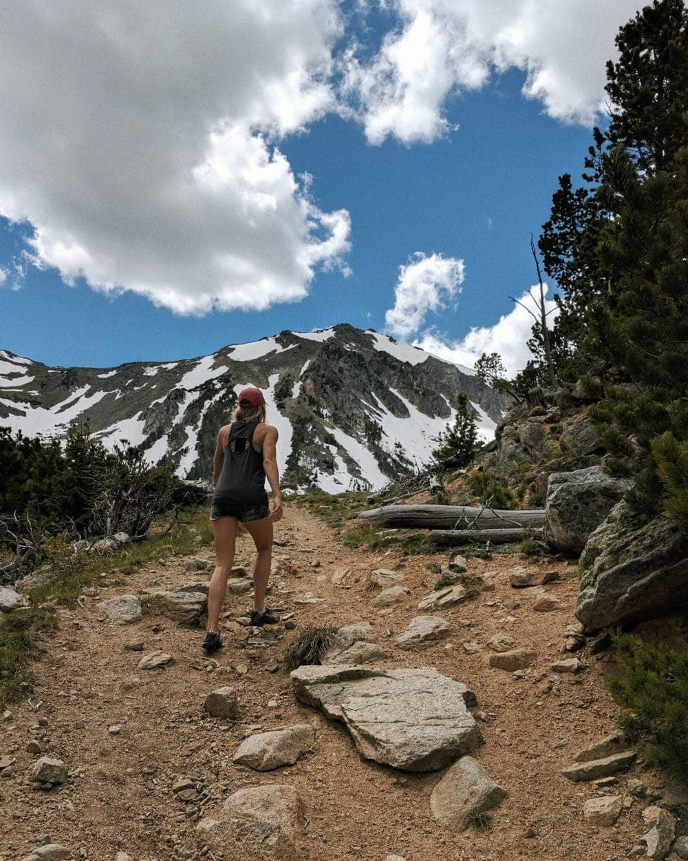 Hike to High Mountain Lakes in Central Montana - Bell Lake, MT USA