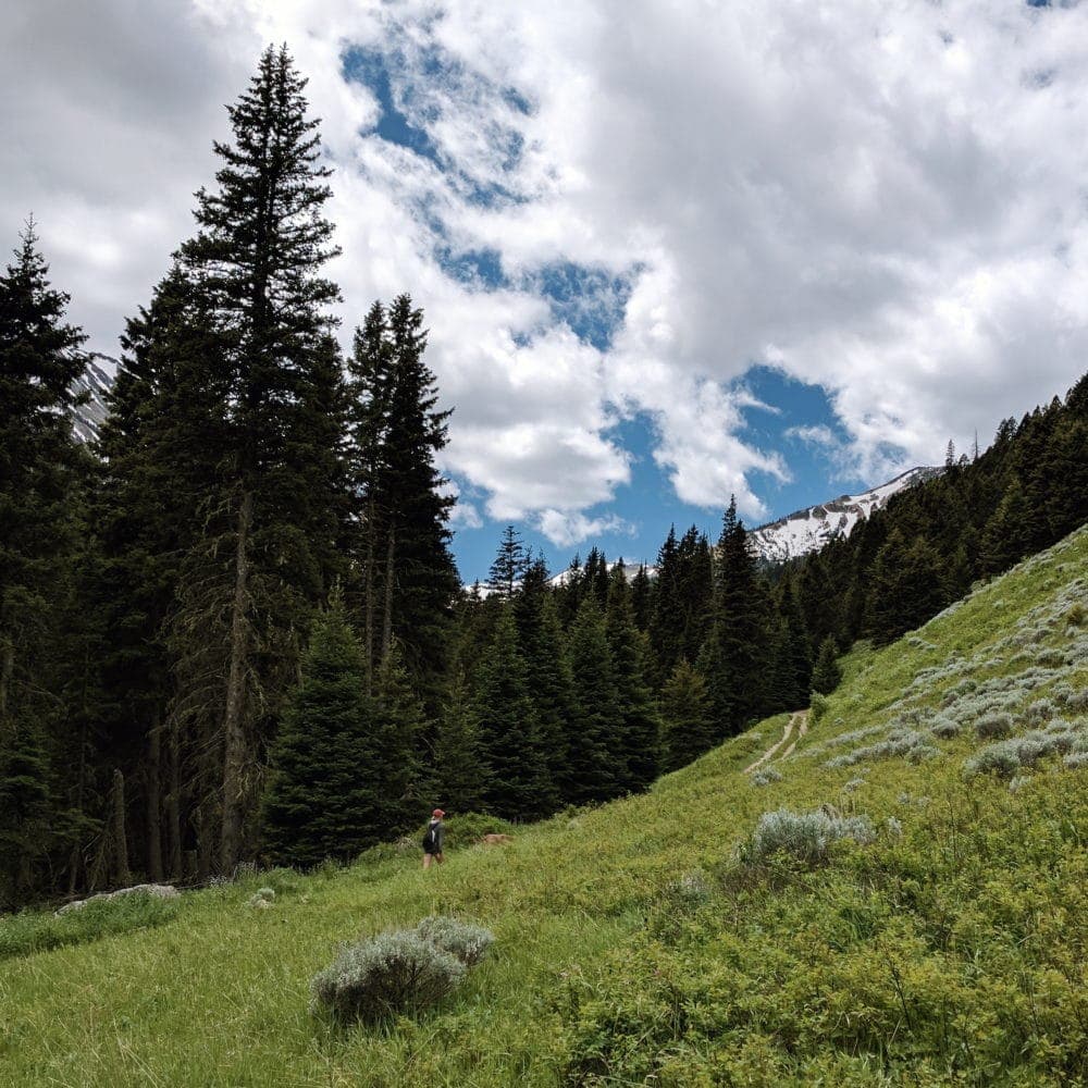 Hike to High Mountain Lakes in Central Montana - Bell Lake, MT USA