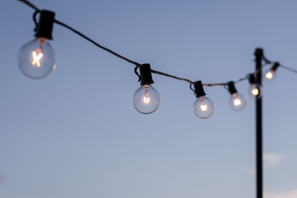 outdoor string lights