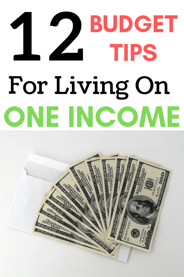 budget tips for living on one income