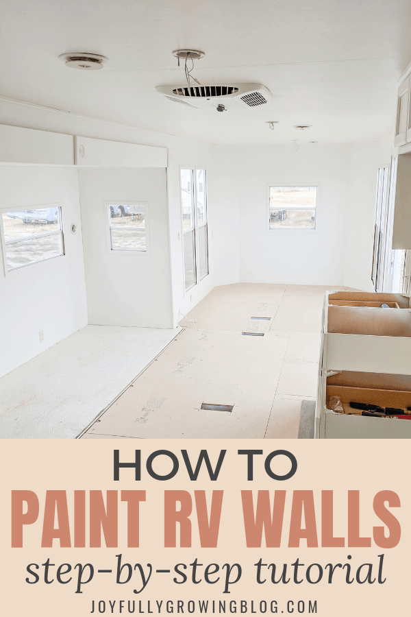 How to paint rv interior walls and cabinets, a step-by-step tutorial