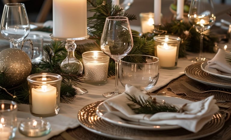 Christmas Table Setting Ideas for Holiday dinners