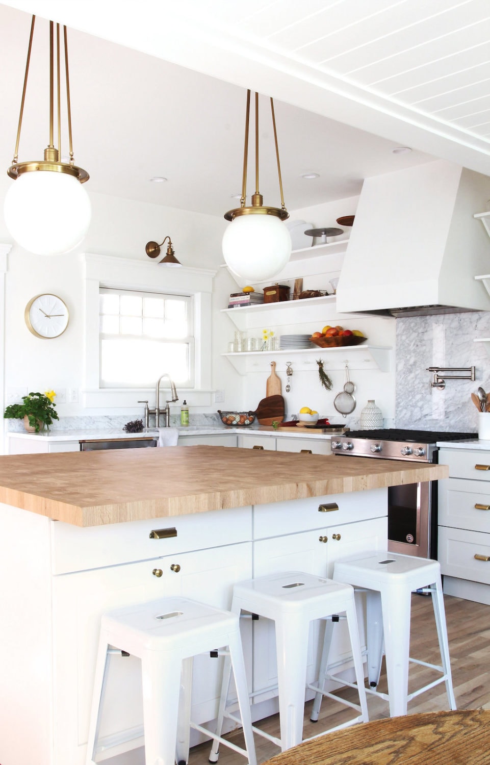 kitchen island butcher block countertops