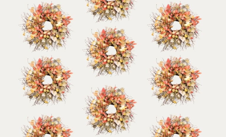 classy Fall wreaths for front door under $100