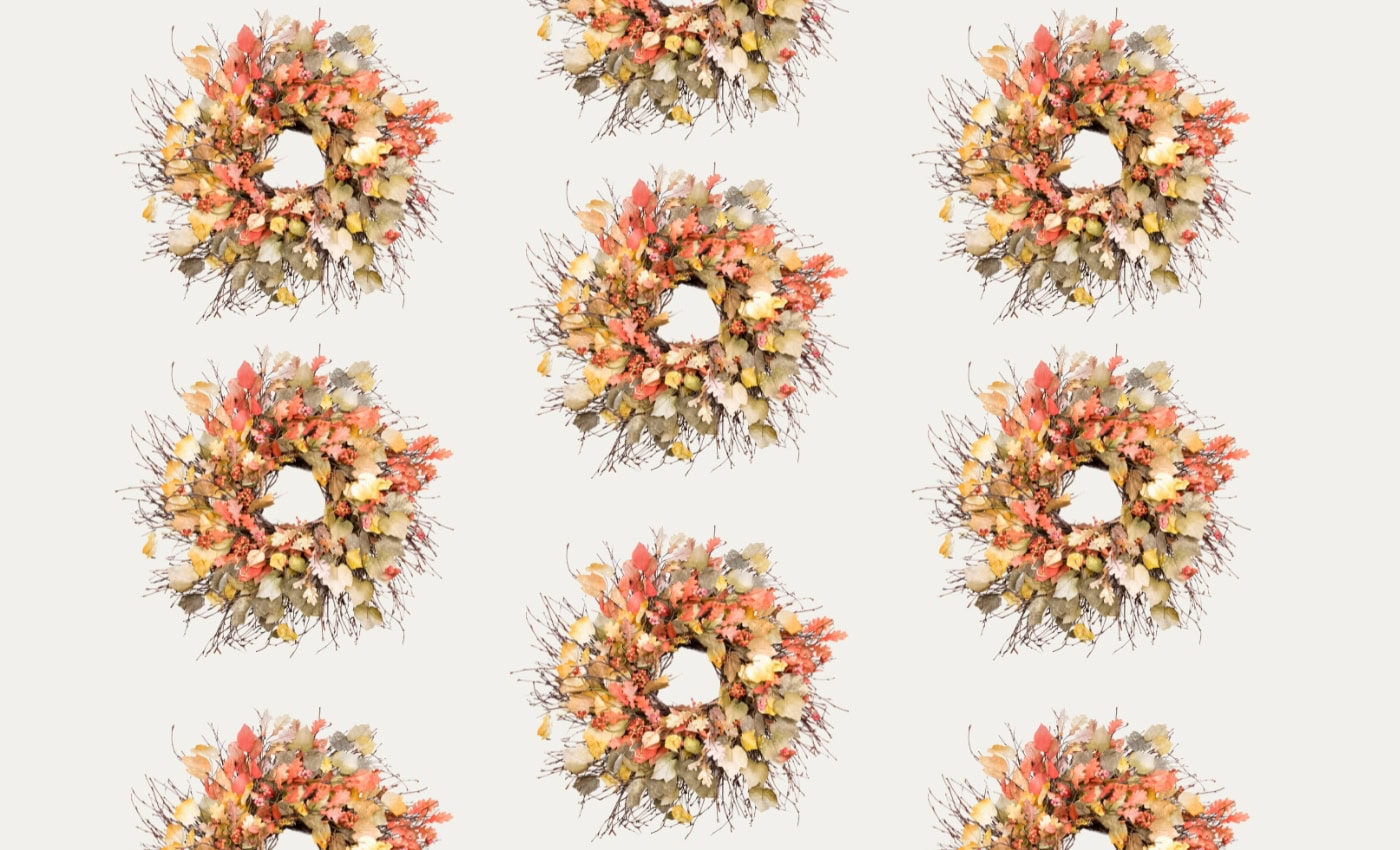 classy Fall wreaths for front door under $100