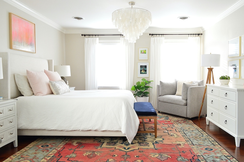 Edgecomb Gray bedroom