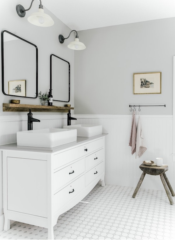 Light French Gray bathroom 