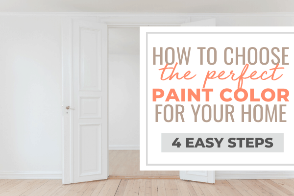 text "How to choose the perfect paint color for your home 4 easy steps"