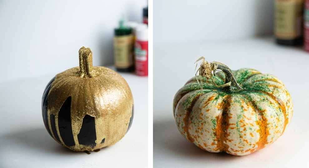 Glitter Pumpkins