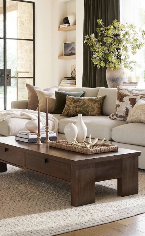 cozy farmhouse coffee table styling ideas