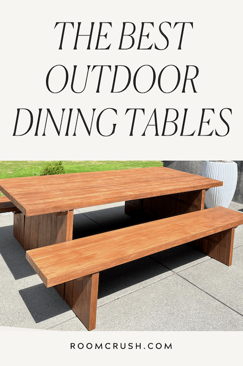 the best outdoor dining tables