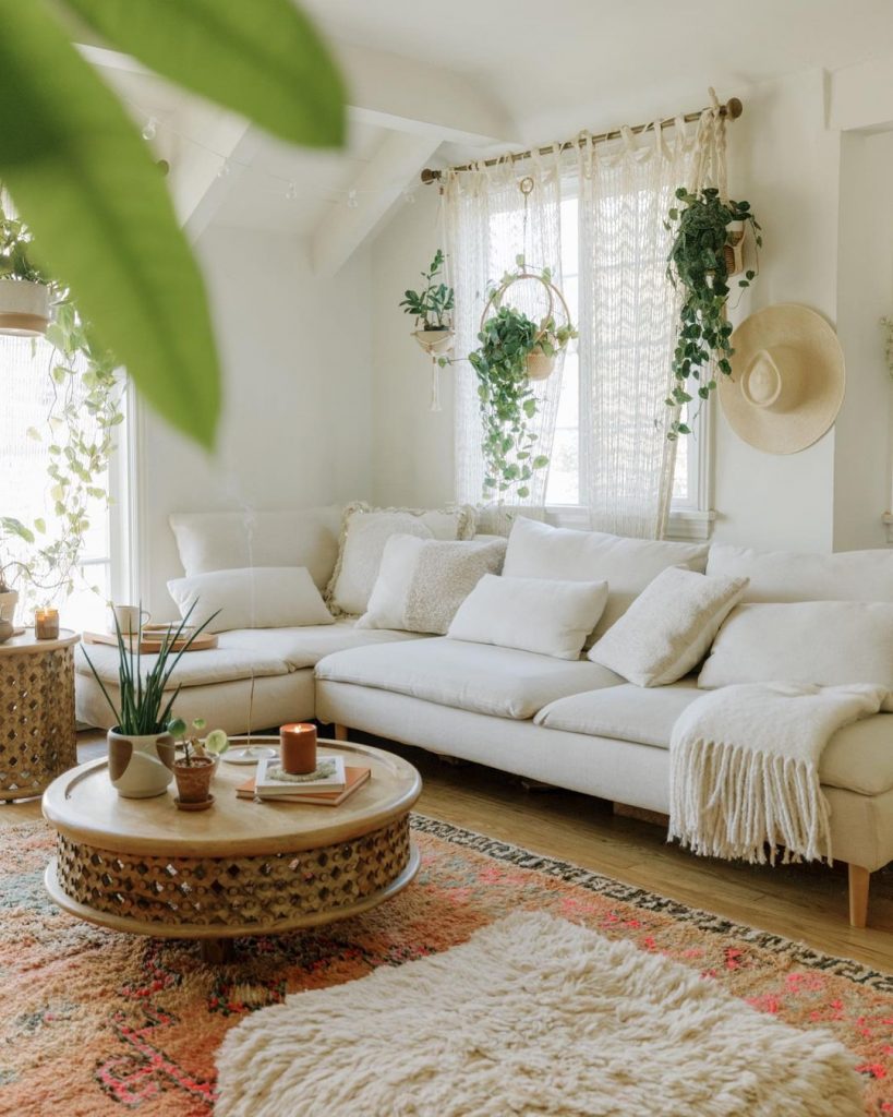 How To Decorate The Space Behind The Sofa{+ Tips to Hide a Bad Back}