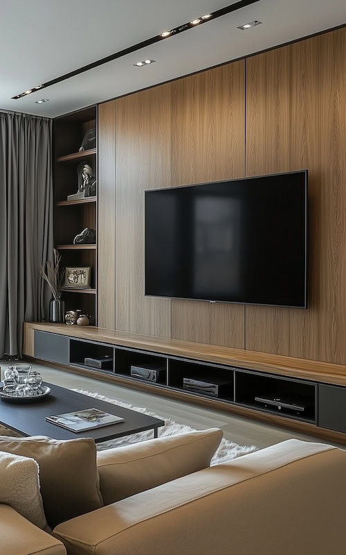 tv wall design luxury ideas