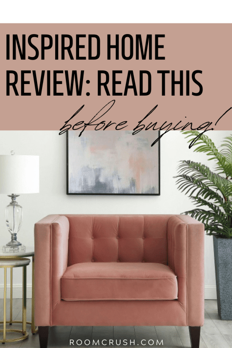 inspired home reviews pink living room chair