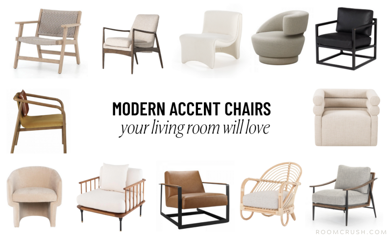 14 Modern Accent Chairs Your Living Room Will Love