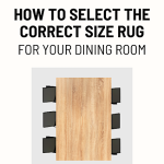 How To Measure The Correct Dining Room Rug Size For Your Table copy