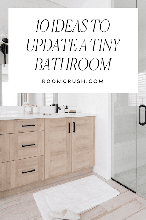 Ideas To Update A Tiny Bathroom