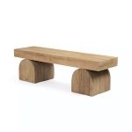 organic modern wood bench_sn1