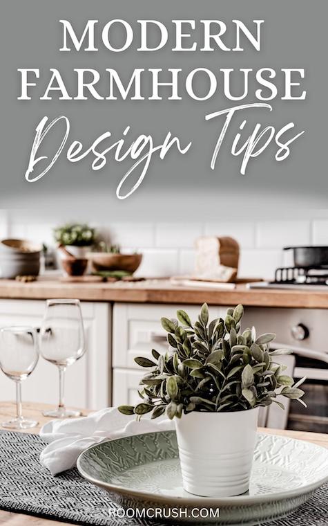 Modern Farmhouse Design Tips and Amazon Shopping List