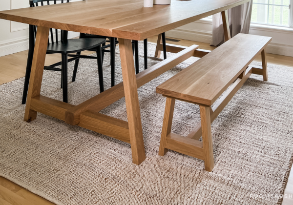 the correct size rug for yoru dining room table