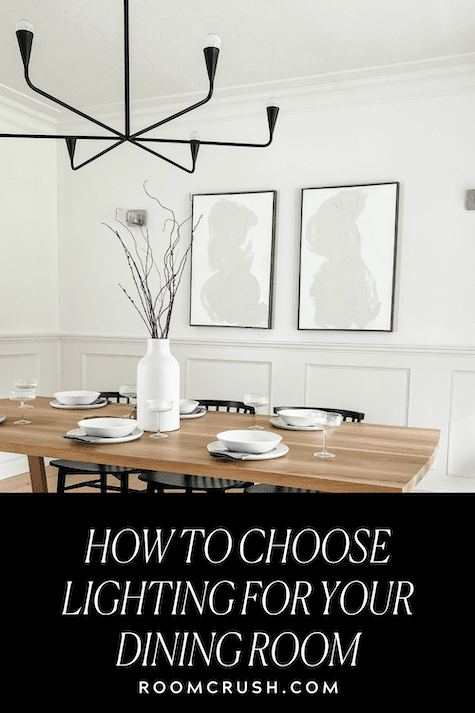 How To Choose Lighting For Your Dining Room