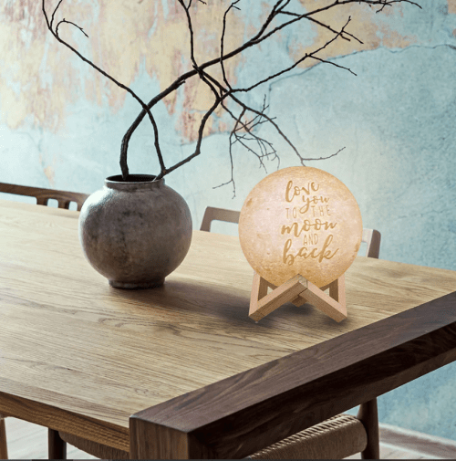 The Best Moon Lamps For Better Sleep - Moon lamps make for beautiful dinner table centerpieces