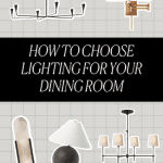 This Is How To Choose Lighting For Your Dining Room