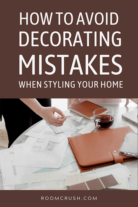 How to avoid decorating mistakes