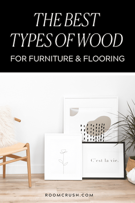 chair and floor using The Best Types Of WooD For Furniture and Flooring