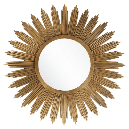 Sunburst mirrors are some of the best gifts for interior designers as they are versatile