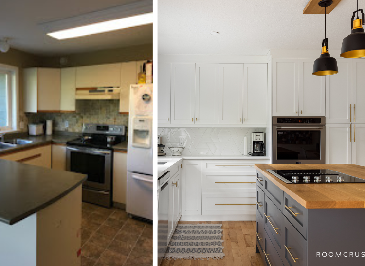 90s Kitchen Makeover incredible Before And After Transformation