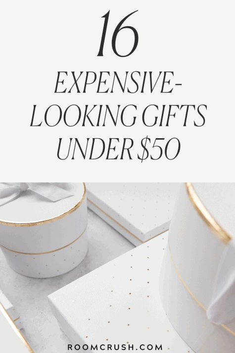 Classy boxes showing that you can get expensive-looking gifts for under $50