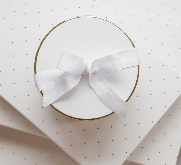 a minimalist white gift box that you can package your expensive-looking gifts in
