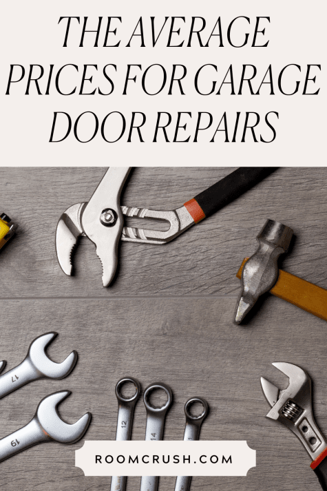 Assortment of tools you can use for garage door repairs