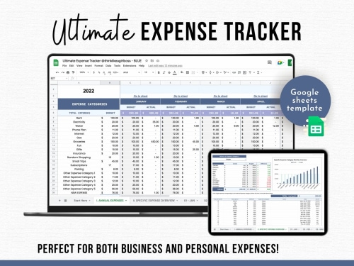 How to cut household expenses Google Sheets expense tracker
