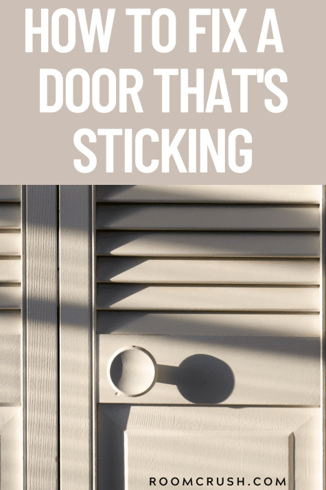 how to fix a door closet door that's working perfectly