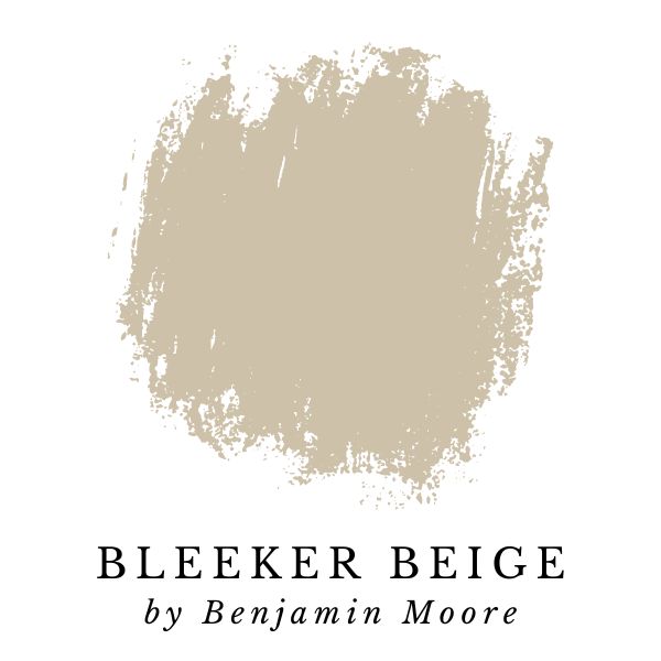 Bleeker Beige by Benjamin Moore paint color splotch