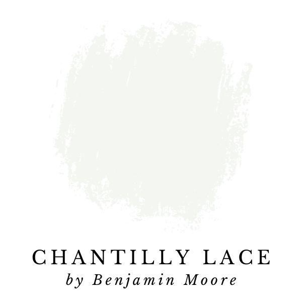 Chantilly Lace paint color splotch