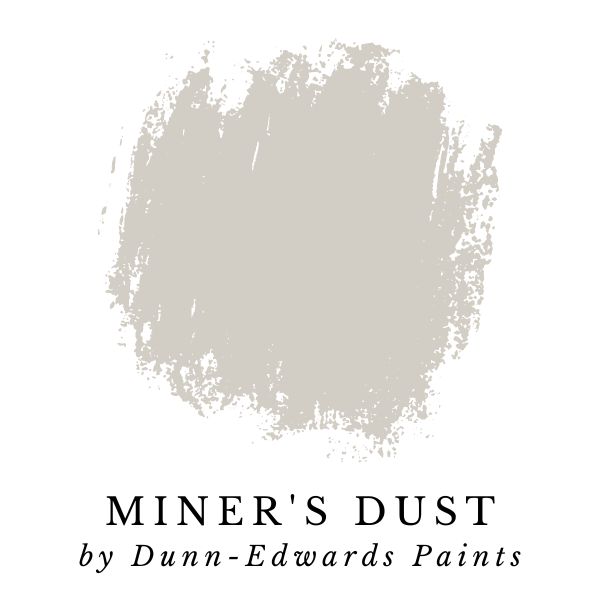 Miner's Dust by Dunn Edwards paint color splotch