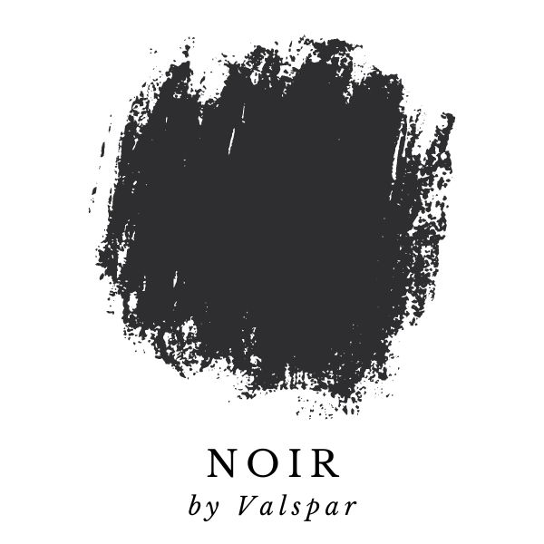 Noir by Valspar paint color splotch