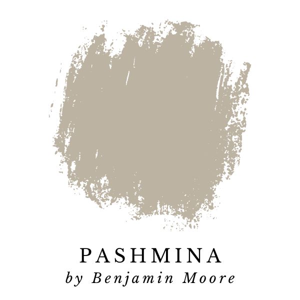 Pashmina by Benjamin Moore paint color splotch