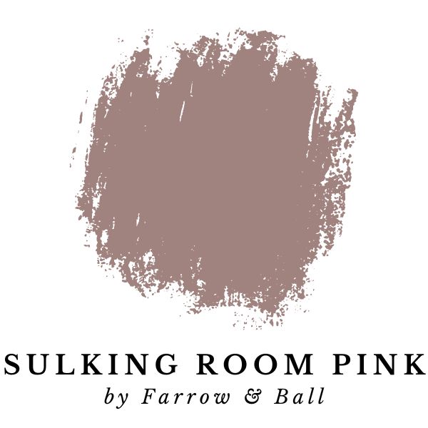 Sulking Room Pink by Farrow and Ball paint color splotch