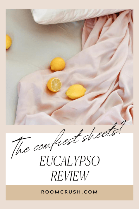 eucalypso review pink bedsheets showing how comfy the fabric is