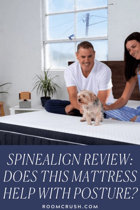 spinealign review couple and dog enjoying their comfortable spinealign mattress