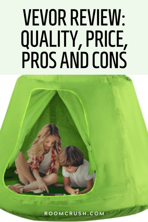 vevor review kids playing in green outdoor vevor tent