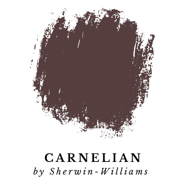 Carnelian by Sherwin-Williams paint color splotch 