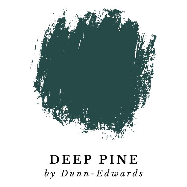 Deep Pine by Dunn-Edwards paint color splotch